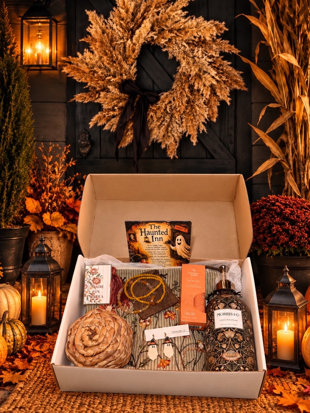 Beautiful fall gift box